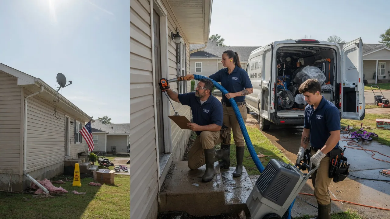 Ceiling Water Damage Restoration in Boynton, OK near me